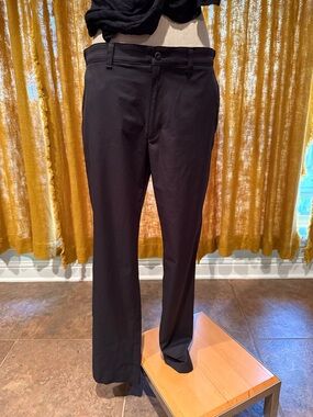 Hogan Men's Black Chinos - Straight Leg